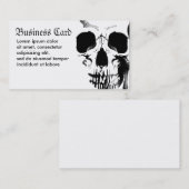 スカル顔 名刺 (正面/裏面)