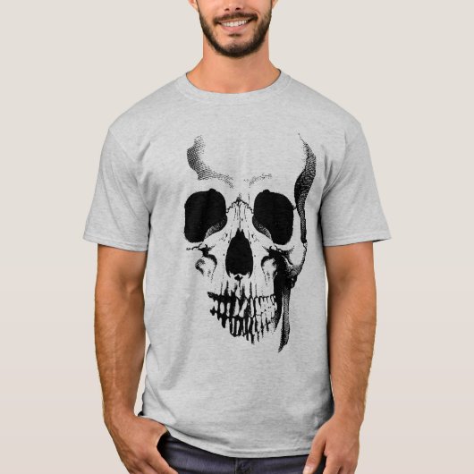 スカル顔 Tシャツ (正面)