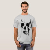 スカル顔 Tシャツ (正面フル)