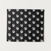 スカル骨パターンII タペストリー (正面(横))