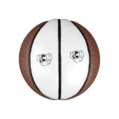 スカル骨格 ミニバスケットボール (縦)