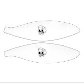 スカル骨格 ミニバスケットボール (パネル)