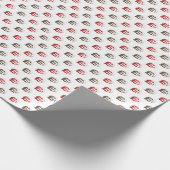 スカル骨模様包み紙 ラッピングペーパー (角)