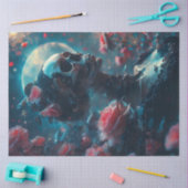 スカル魔女 薄葉紙 (クラフト)