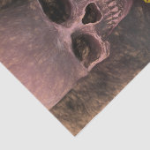 スカル黄サンフラワーゴシックヴィンテージセピアスケッチ 薄葉紙 (詳細)