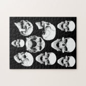 スカル11インチx 14インチパズル、ギフトボックス付き、252ピース ジグソーパズル (横)