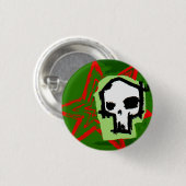 スカル11 缶バッジ (正面&裏面)