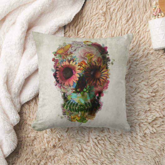 スカル2 クッション (ブランケット)