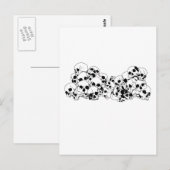 スカル2 ポストカード (正面/裏面)