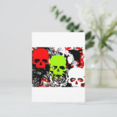 スカル3 ポストカード (スタンド正面)