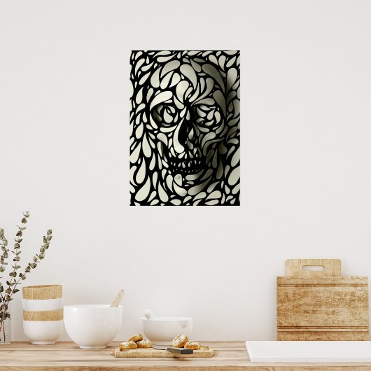 スカル4 ポスター (キッチン)