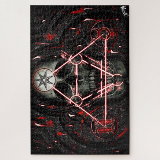 スカル888 ジグソーパズル (縦)