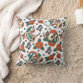 スカル&いかりレトロ クッション (ブランケット)