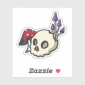 スカル&きのこシール シール (シート)