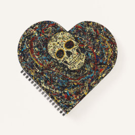 スカル（ばちゃばちゃ）跳ねる手帳 ノートブック