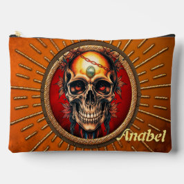 スカル アクセサリーポーチ