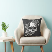 スカル・アンド・ロゼズ クッション (椅子)