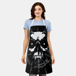 スカル エプロン