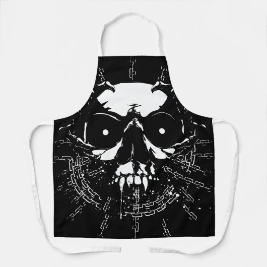 スカル エプロン (正面)