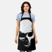 スカル エプロン (着用した状態)