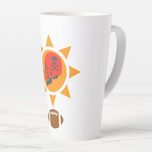 スカル カフェラテマグ (右アングル)