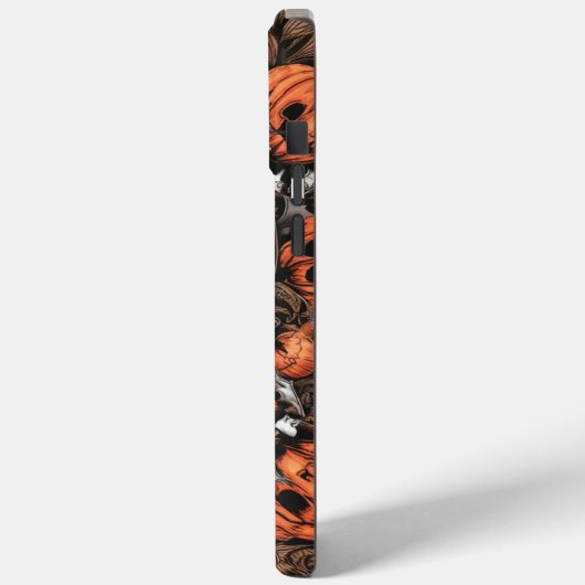 スカル&カボチャiPhoneケース Case-Mate iPhoneケース (裏面 / 左)