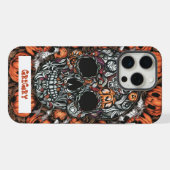 スカル&カボチャiPhoneケース iPhoneケース (裏面横)