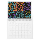 スカル カレンダー (2月 2027)