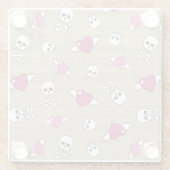 スカル ガラスコースター (裏面)