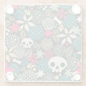 スカル ガラスコースター (裏面)