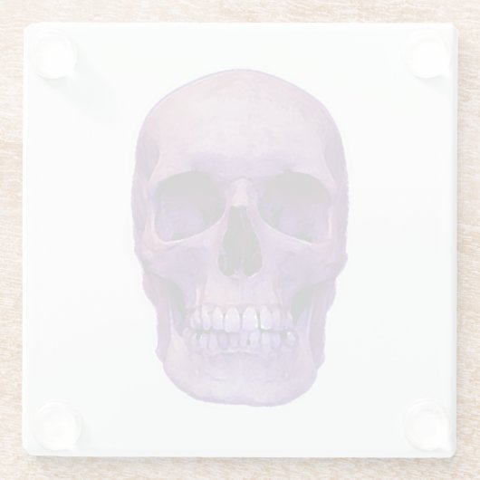 スカル ガラスコースター (裏面)