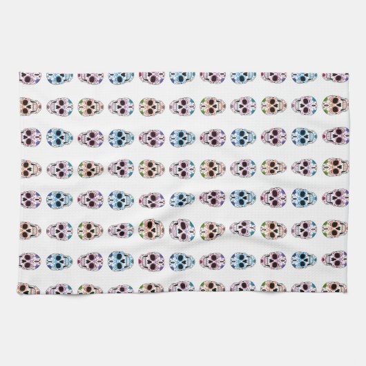 スカル キッチンタオル (横)