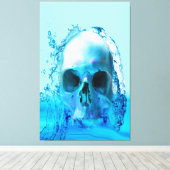 スカル キャンバスプリント (インサイチュ (ウッドフロア))