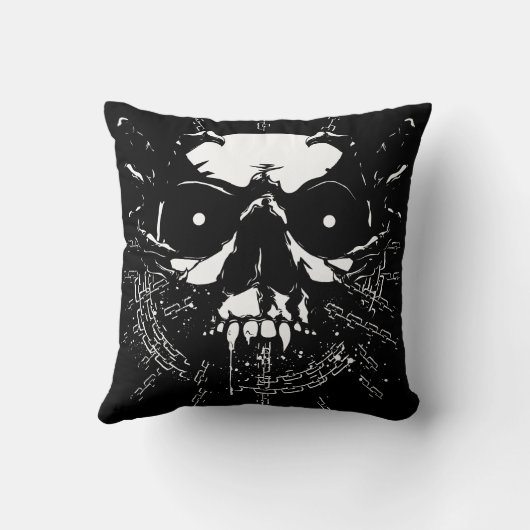 スカル クッション (裏面)