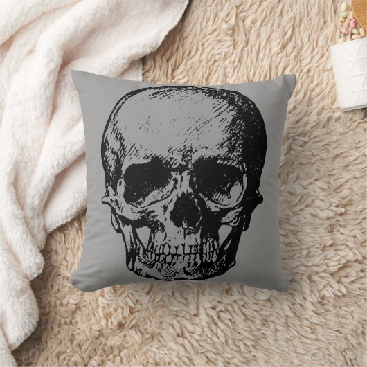 スカル クッション (ブランケット)