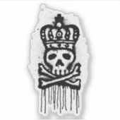 スカル&クラウン シール (正面)