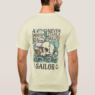 スカル&クラーケンセーラー ヴィンテージナートティーシャツ Tシャツ