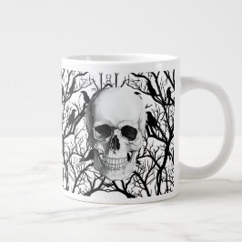 スカル&クロウズハロウィンジャンボマグ ジャンボコーヒーマグカップ
