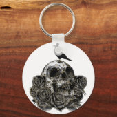 スカル&クロウ キーホルダー (正面)