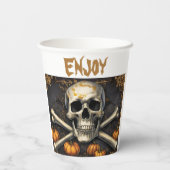 スカル&クロスボーンズ毒 紙コップ (裏面)