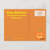 スカル&クロスボーンハロウィンポストカード ポストカード (裏面)