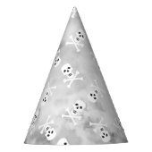 スカル&クロスボーンハローウィンパーティハット パーティーハット (正面)