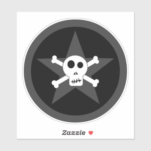 スカル&クロスボーン シール (シート)