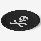 スカル&クロスボーン ペーパープレート (アングル)