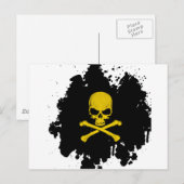 スカル&クロスボーン ポストカード (正面/裏面)