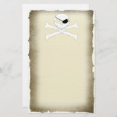 スカル&クロスボーン 便箋 (正面/裏面)