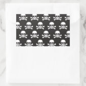 スカル&クロスボーン 長方形シール (バッグ)