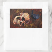 スカル&ゴシッククロウファンタジー 長方形シール (バッグ)