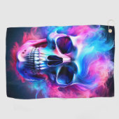 スカル ゴルフタオル (横)