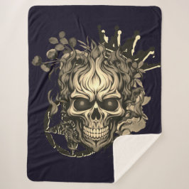 スカル シェルパブランケット